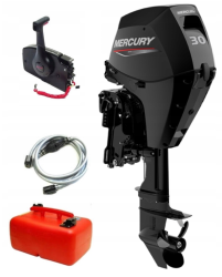 Silnik zaburtowy Mercury FourStroke F30 EL GA EFI (długa stopa 20") gazowy siłownik